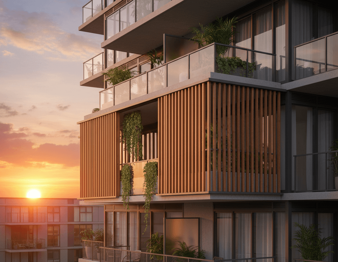 ระเบียงคอนโดทิศตะวันตก… ร้อนแค่ไหนก็เอาอยู่ด้วย Kinetic Façade